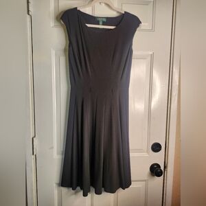 Classic Black A-Line Women's Dress